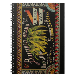 Carnet Étiquette Haricot Vert Pays Légume