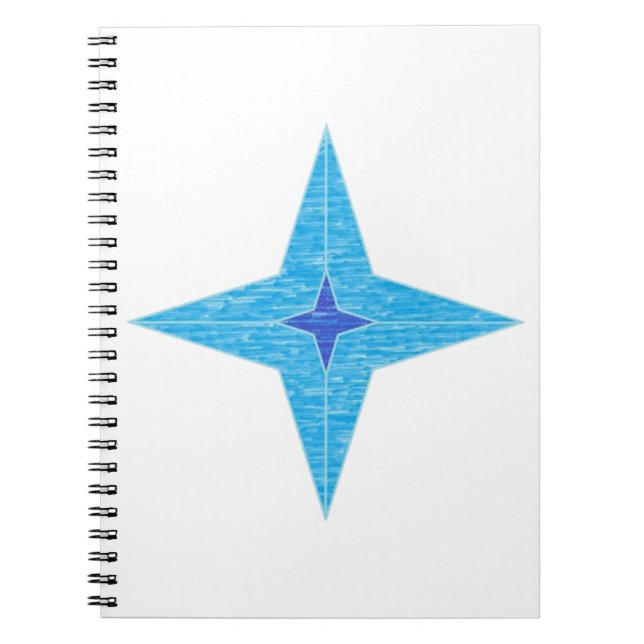 Carnet Étoile bleue (Devant)