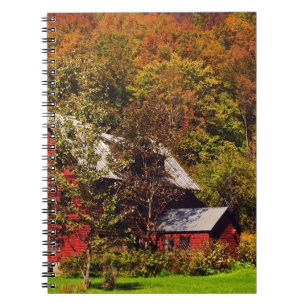 Carnet Étoile rouge en automne