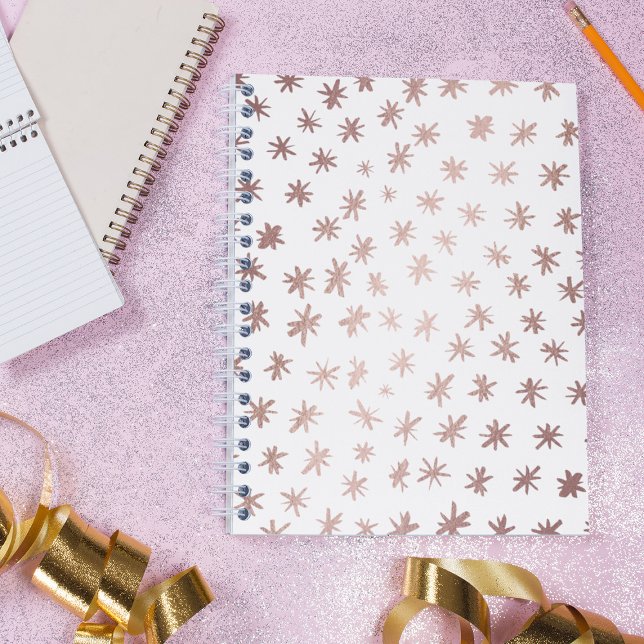 Carnet Étoiles métalliques - cuivre (Créateur téléchargé)