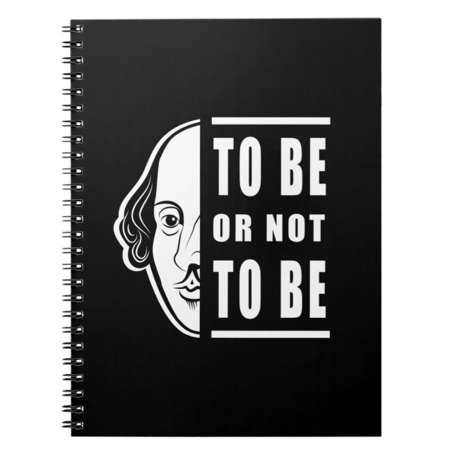 Carnet Être ou ne pas être Shakespeare Citer Thespian (Devant)