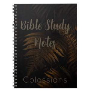 Carnet Étude biblique - Colossiens