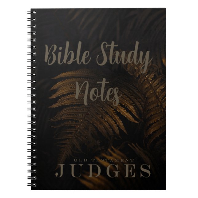 Carnet Étude biblique - Juges (Devant)