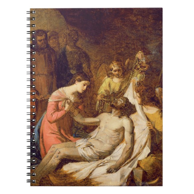 Carnet Étude de la lamentation sur le Christ mort (huile (Devant)