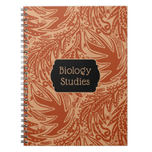 Carnet Études de biologie de l'école Parmi les feuilles