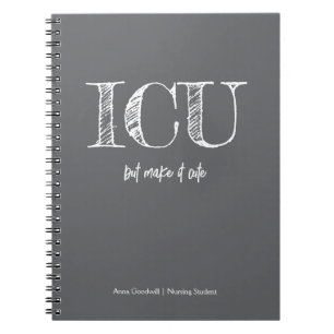 Carnet Étudiant en soins infirmiers minimalistes tendance
