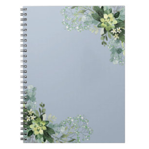 Carnet Eucalyptus Verdure Mariage Foliage Bébés Respirer