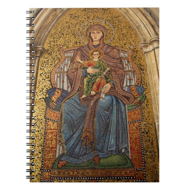 Carnet Europe, Italie, Sicile, Taormine. Madonna et son e (Devant)
