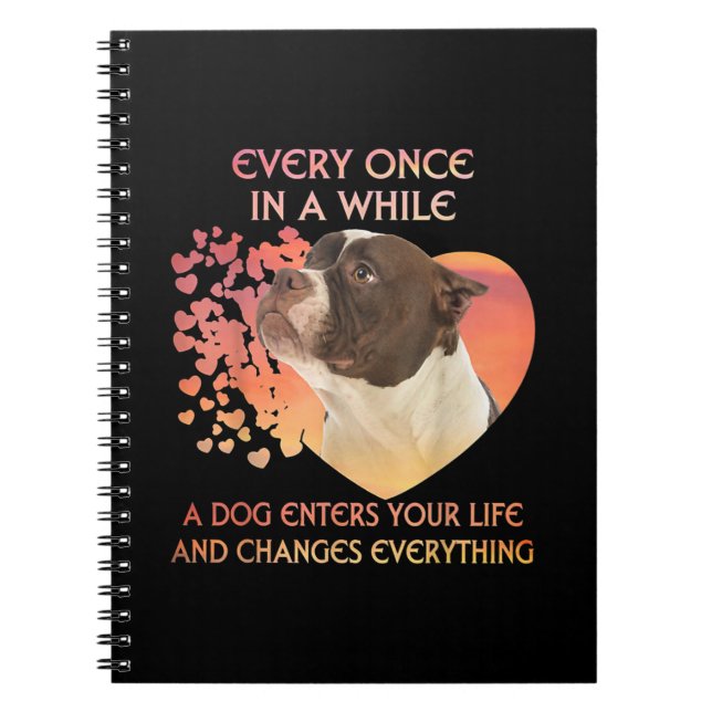 Carnet Every Once In A While A Dog Enters (Devant)
