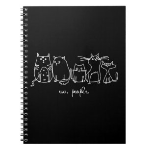 Carnet Ew, Les Gens Drôle Amoureux de les chats Meowy