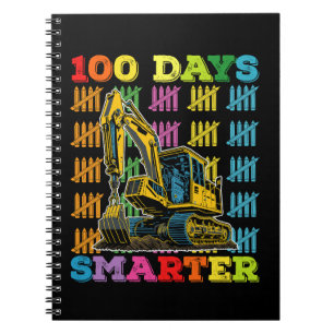 Carnet Excavatrice 100 jours plus intelligente 100e jour