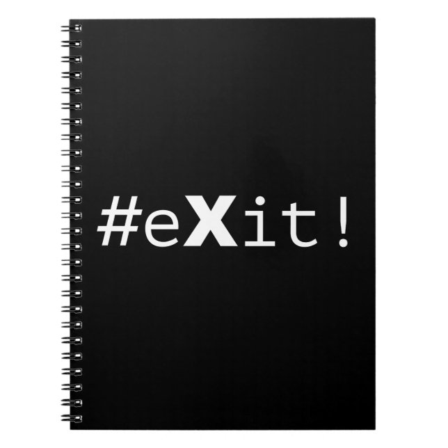 Carnet #eXit ! (Devant)