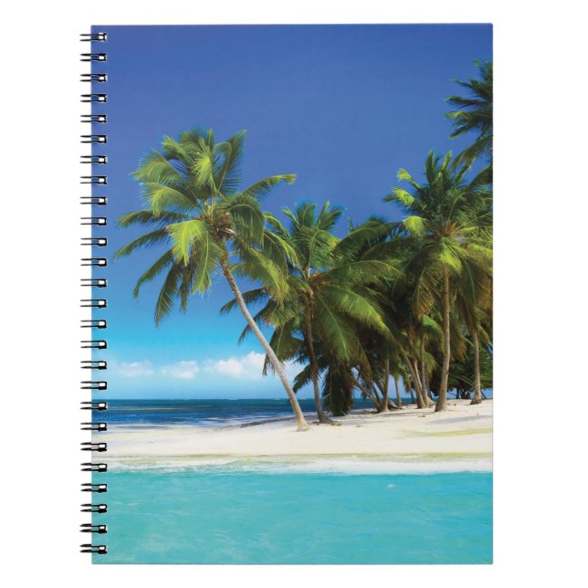 Carnet Exotic beach throw pillow (Devant)