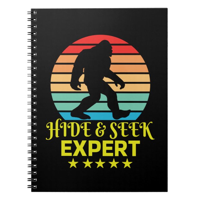 Carnet Expert Bigfoot Cache-Cache Drôle (Devant)