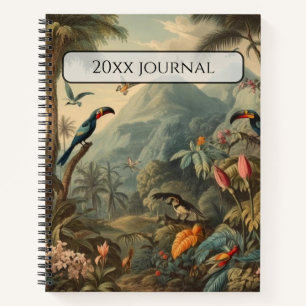Carnet Explorateur de la jungle antique, botanique person
