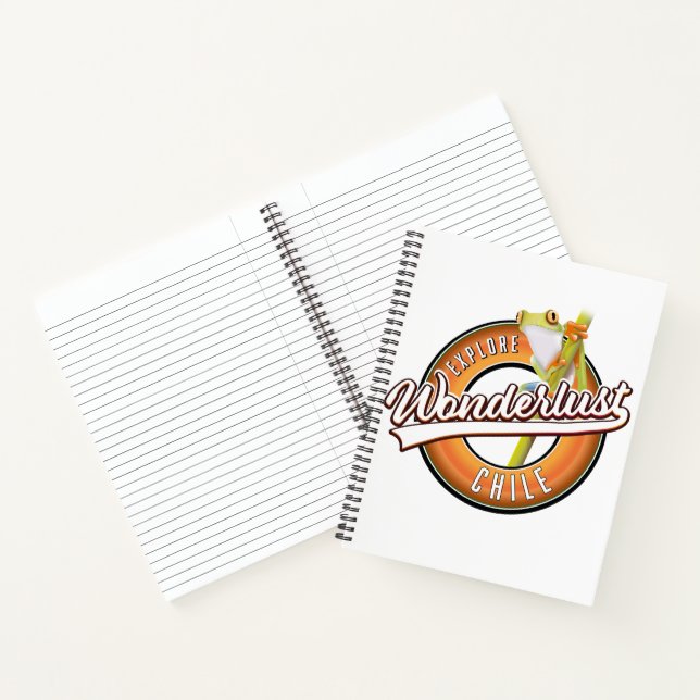 Carnet explorer le Chili avec un sentiment d'aventure (Intérieur)