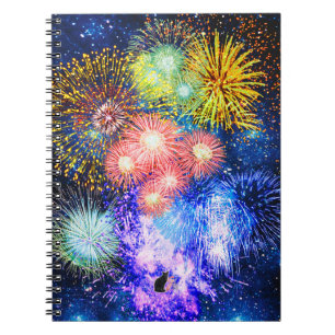Carnet Explosion de feux d'artifice