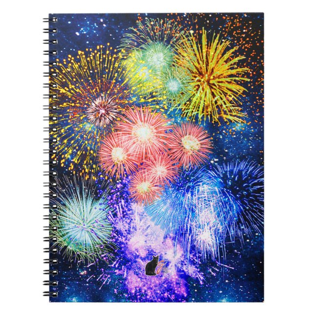 Carnet Explosion de feux d'artifice (Devant)