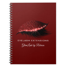 Extension Lashes Silver Red Eyes Parties scintilla