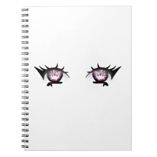Carnet Eyes Girl Drawing