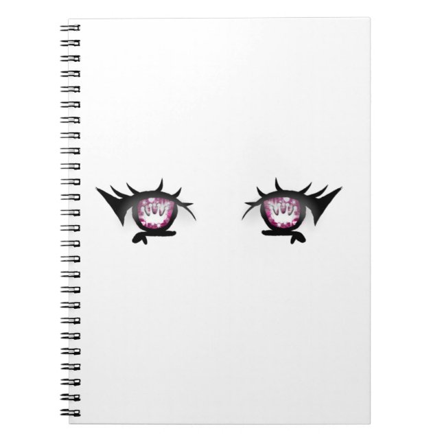 Carnet Eyes Girl Drawing (Devant)