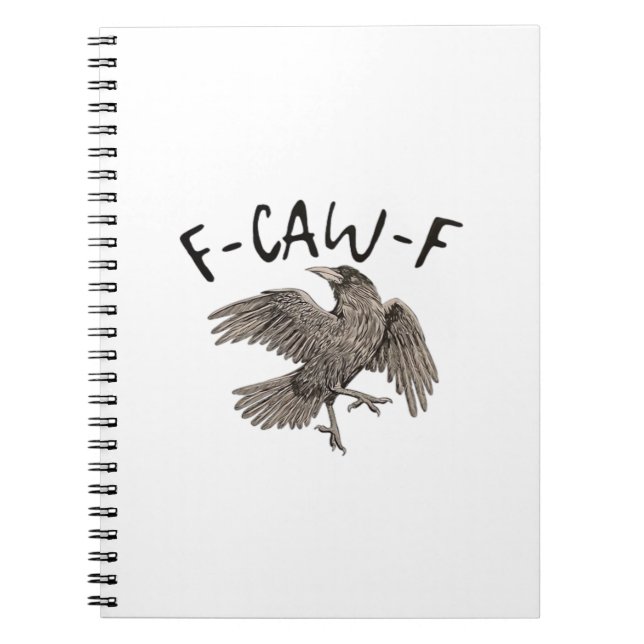 Carnet F-Caw-F Classique Esthétique Décontracté (Devant)