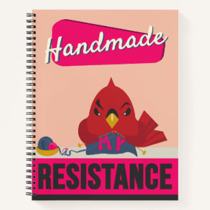 Carnet "Fabriqué à la main c'est ma résistance"