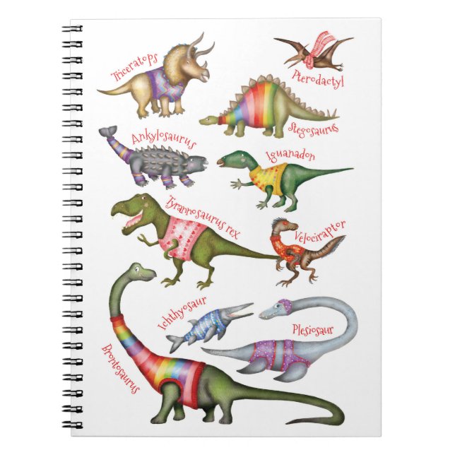 Carnet fabuleux de dinosaures (Devant)