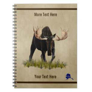 Carnet Facturation De L'Oie Taureau Sur Un Vieux Papier