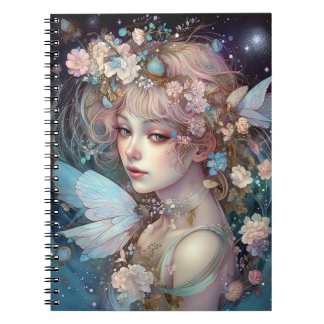 Carnet Fairy Girl'Imaginaire Art (Devant)