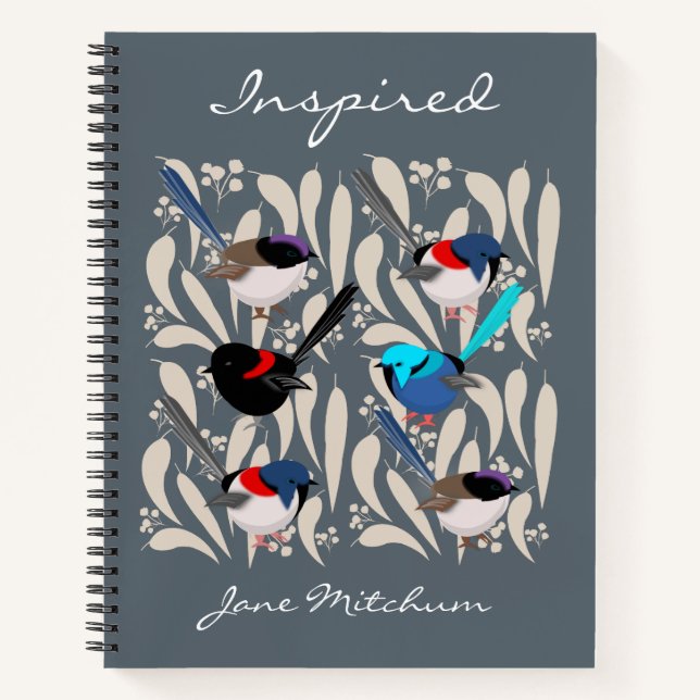 Carnet Fairy Wrens (Devant)