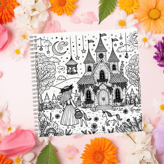 Carnet Fairytale Theme Color Me (Créateur téléchargé)