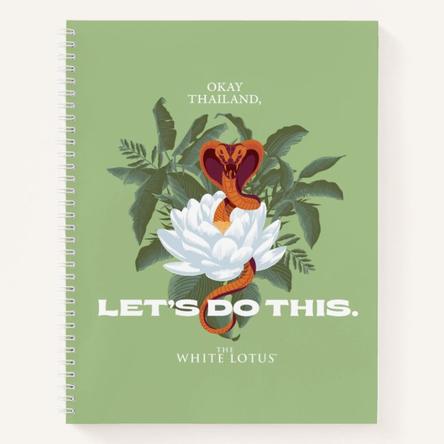 Carnet "Faisons ça" Cobra - Le Lotus Blanc (Devant)