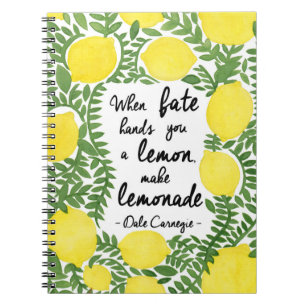 Carnet Faisons de la limonade