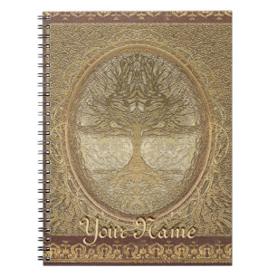 Carnet fait sur commande d'arbre