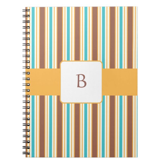 Carnet fait sur commande de monogramme de brise (Devant)