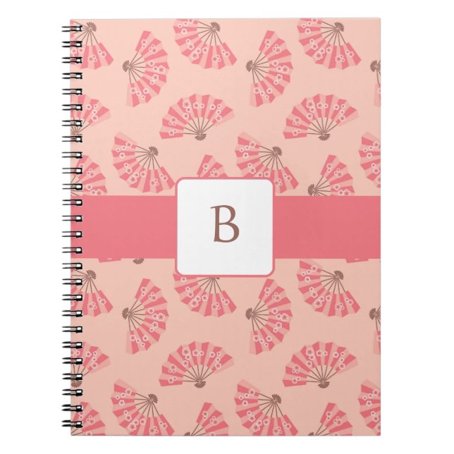 Carnet fait sur commande de monogramme de fans (Devant)