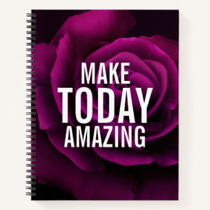 Carnet Faites aujourd'hui Extraordinaire Purple Rose Insp