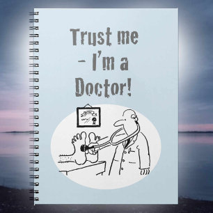 Carnet « Faites-moi confiance - Je suis médecin ». Dessin