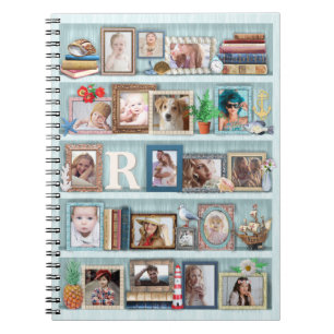 Carnet Famille Photo Collage Plage Boîtier Personnalisé