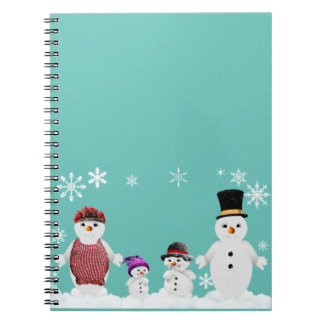 Carnet famille snowman