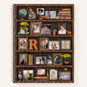 Carnet Family Photo Collage Antique Boîtier Personnalis