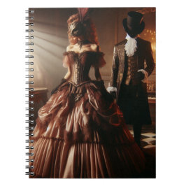 Carnet Fantaisie Steampunk Victorienne Art Bal Masqué 