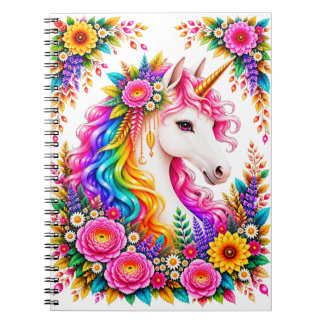 Carnet Fantastique Licorne Arc-en-Ciel