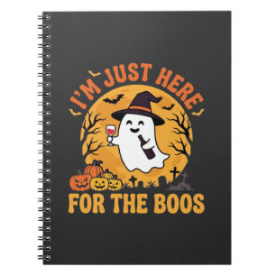 Carnet Fantôme drôle d'Halloween Je suis juste là pour le