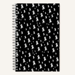 Carnet Fantômes d'Halloween foncé