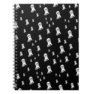 Carnet Fantômes d'Halloween foncé