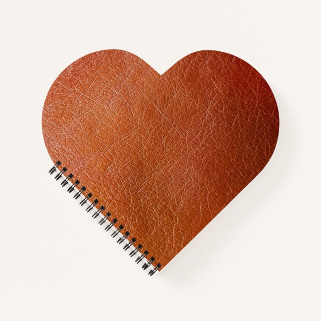 Carnet Faux cuir marron (Devant)