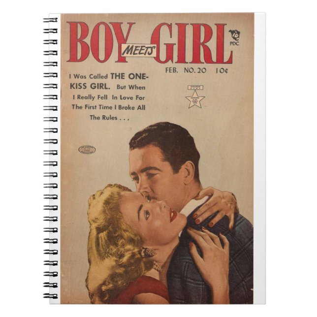 Carnet Fell in Love - Romance Comic Book - Retro Comics (Devant)