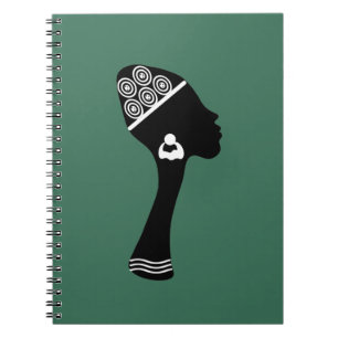Carnet Femme africaine américaine moderne abstraite art